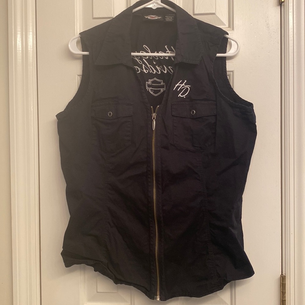 Women’s HD Zip-front Stretch Vest Shirt